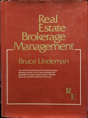 Real Estate Brokerage Management Hardcover Bruce Lindeman 1981 Reston Textbook